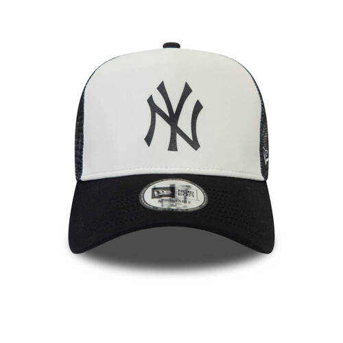 Czapka z daszkiem New Era 9FORTY MLB NY New York Yankees Team Colour White A-Frame Trucker - 12380796