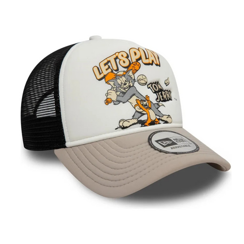 Czapka z daszkiem New Era 9FORTY Tom and Jerry A-Frame Trucker Snapback - 60595268