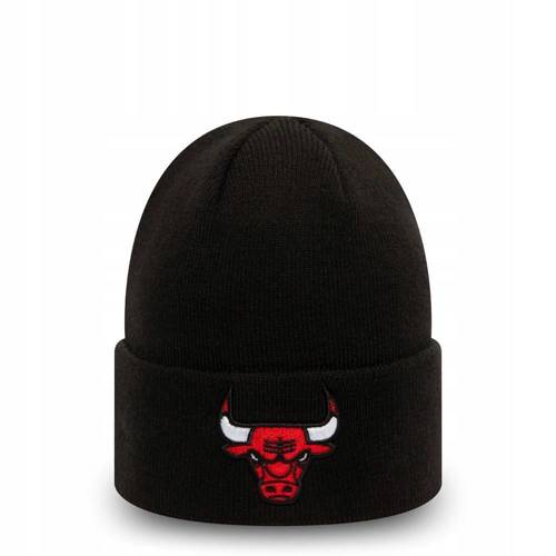 Czapka zimowa New Era NBA Chicago Bulls Essential Beanie Czarna - 12156075