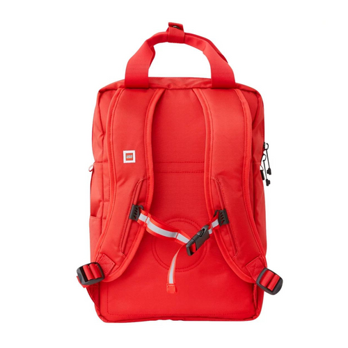 Klasyczny szkolny plecak czerwony 15 L do przedszkola LEGO Brick 2x2 Backpack 20205-0021 