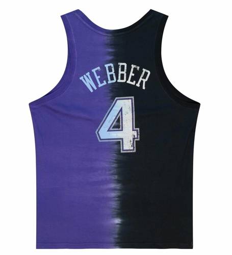 Koszulka Mitchell & Ness NBA Sacramento Kings Chris Webber Tie Dye Cotton Tank - TTNK3206-SKIYYCWEBKPR