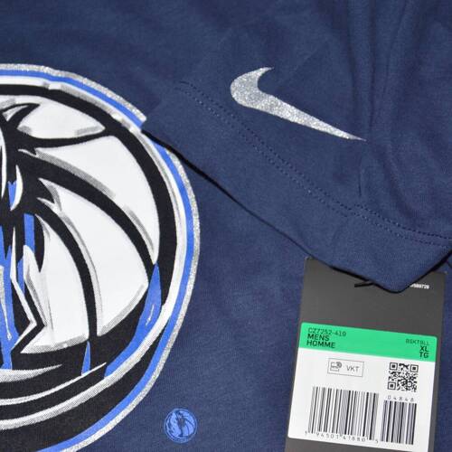 Koszulka Nike Dallas Mavericks Essential Dry T-shirt Chrome Logo College Navy - CZ7252-419