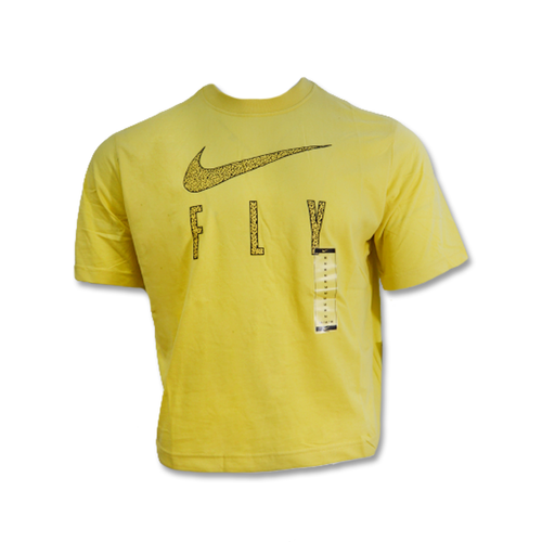 Koszulka damska Nike Dri-FIT Swoosh Fly Boxy T-shirt Wmns Lemon Wash - DV2373-753