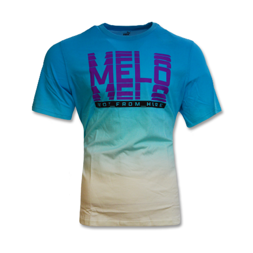 Koszulka treningowa PUMA Melo Fade T-shirt Blue Atoll - 535116-1