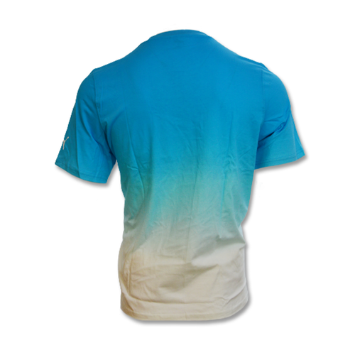 Koszulka treningowa PUMA Melo Fade T-shirt Blue Atoll - 535116-1