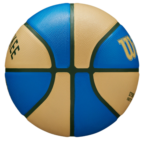 Piłka do koszykówki Kosza Wilson NBA Team City Edition Milwaukee Bucks Ball - WZ40165171