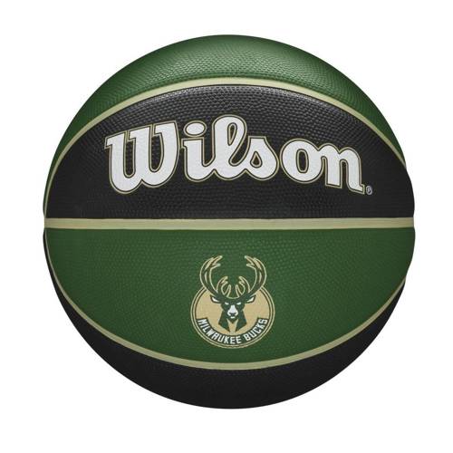 Piłka do koszykówki  Kosza Wilson NBA Team Tribute Basketball Milwaukee Bucks Outdoor - WTB1300MIL