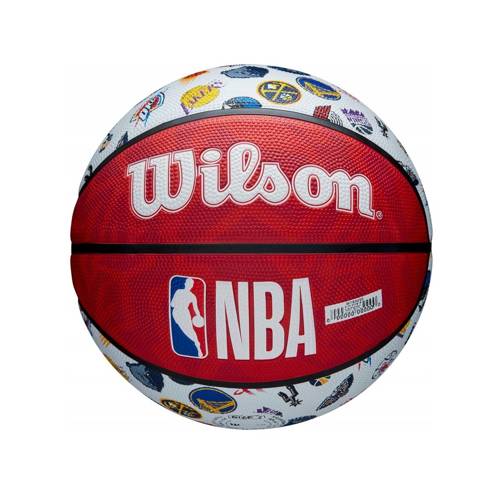 Piłka do koszykówki Wilson NBA All Teams Outdoor - WTB1301XBNBA + Pompka