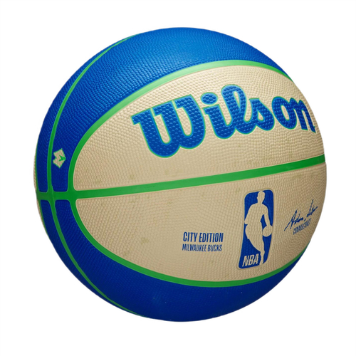 Piłka do koszykówki Wilson NBA Milwaukee Bucks Team City Icon - WZ4024217XB