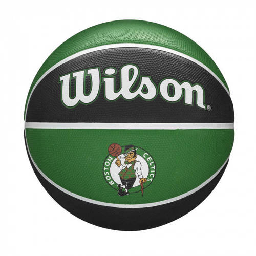 Piłka do koszykówki Wilson NBA Team Boston Celtics outdoor - WTB1300XBBOS + Pompka