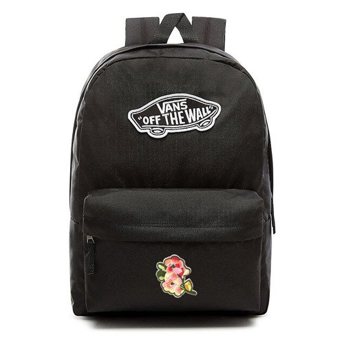 Plecak VANS Realm Backpack szkolny Custom Flowers - VN0A3UI6BLK 