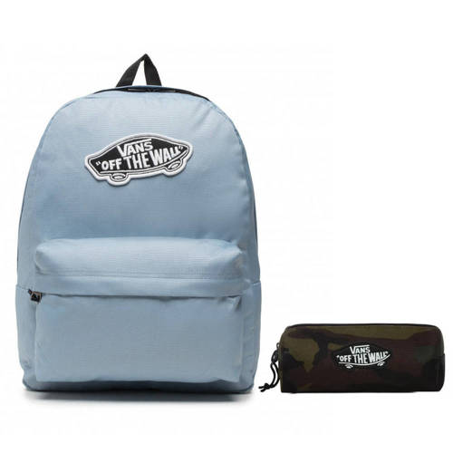 Plecak szkolny VANS Realm Backpack Niebieski - VN0A3UI6BD2 + piórnik