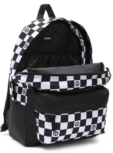 Plecak szkolny VANS Realm Backpack Peace - VN0A3UI6BKA + worek