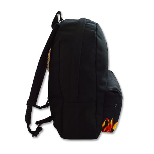 Plecak szkolny Vans New Skool Backpack Black Fire - VN0002TLY231