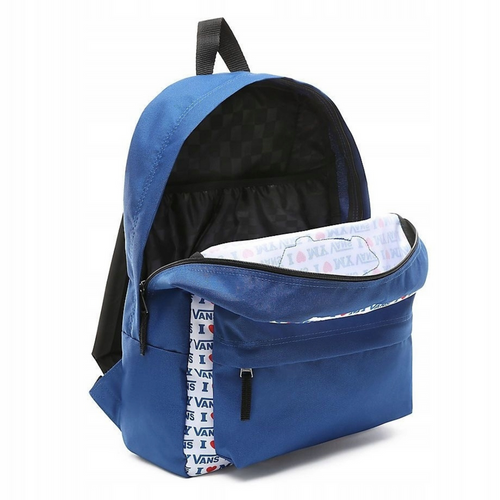 Plecak szkolny Vans Realm Backpack I love My Vans niebieski - VN0A3UI6UWF1