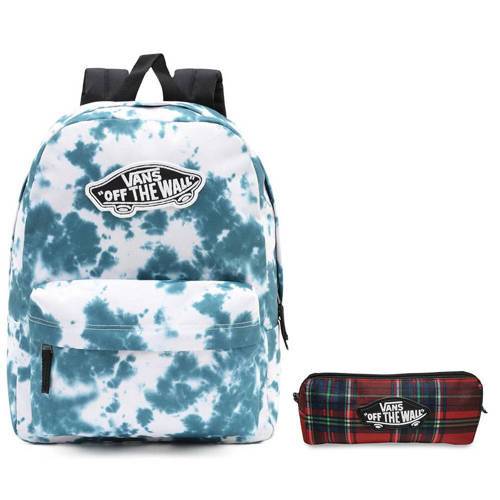 Plecak szkolny Vans Realm Backpack tie dye - VN0A3UI660Q1 + Piórnik