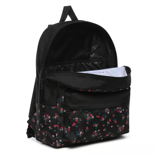 Plecak szkolny Vans Realm Beauty Floral Black Custom Cherry - VN0A3UI6ZX3