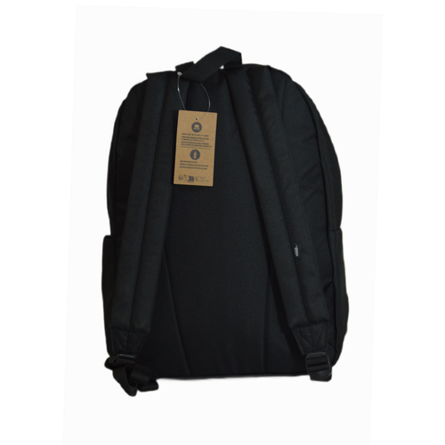 Plecak szkolny miejski Vans Old Skool Classic Backpack Czarny VN000H4YBLK1 + Custom Srebrna Róża