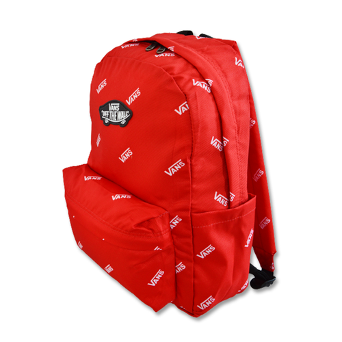 Plecak szkolny młodzieżowy Vans New Skool Backpack 20L True Red - VN0006280PZ1