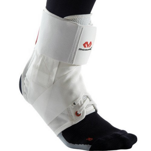 Stabilizator ochraniacz kostki McDavid Ankle Brace w/ Straps biały 