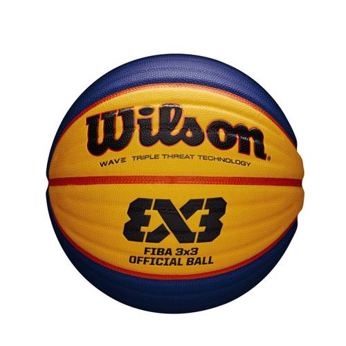 Zestaw Piłka do koszykówki Wilson Official 3x3 FIBA Game + Dryblerki Basketo