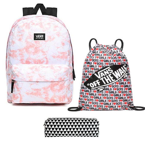 Zestaw Plecak Worek szkolny Vans Realm Pink Icing + Piórnik