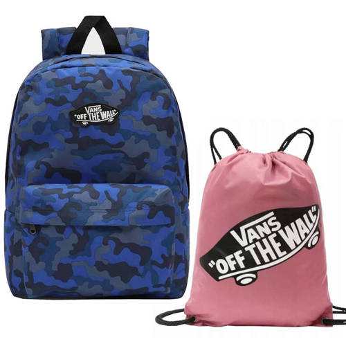 Zestaw szkolny młodzieżowy plecak Vans Kids New Skool + worek Benched Bag