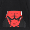 Bluza z kapturem Mitchell & Ness NBA Cropped Logo Chicago Bulls czarna