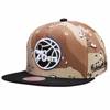 Czapka z daszkiem Mitchell & Ness NBA Philadelphia 76ers Choco Camo - HHSS1101-P76YYPPPCAMO