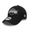 Czapka z daszkiem New Era 9FORTY NBA LA Los Angeles Lakers Outline Czarna - 12292584