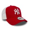 Czapka z daszkiem New Era MLB New York Yankees Clean A Frame Trucker Czerwona - 11588488