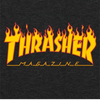 Koszulka damska Thrasher Magazine Girl Flame Logo Racerback BLK czarna