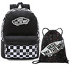 Plecak szkolny VANS Realm Backpack Peace - VN0A3UI6BKA + worek