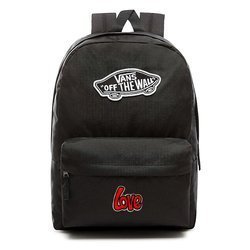 Plecak VANS Realm Backpack szkolny Custom Love - VN0A3UI6BLK 