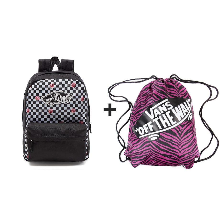 Vans Rose Checkerboard Lunch Bag | IUCN Water