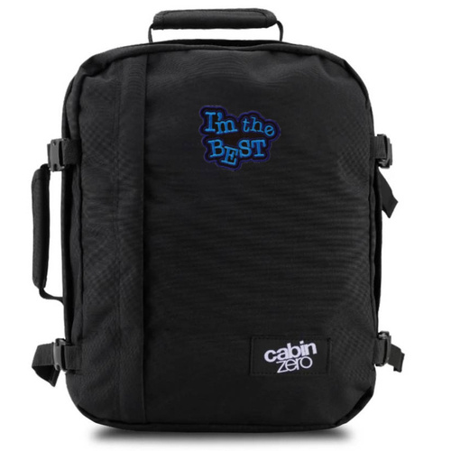 CabinZero Classic 2w1 28L Backpack black + Custom Oh Yea 