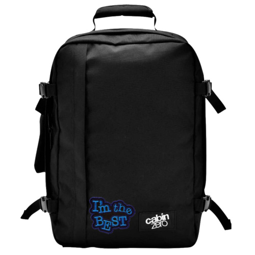 CabinZero Classic 2w1 28L Backpack black + Custom Oh Yea 