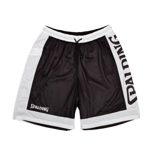 Men's Spalding Reversible Shorts to Basketball Black / White - 40221208