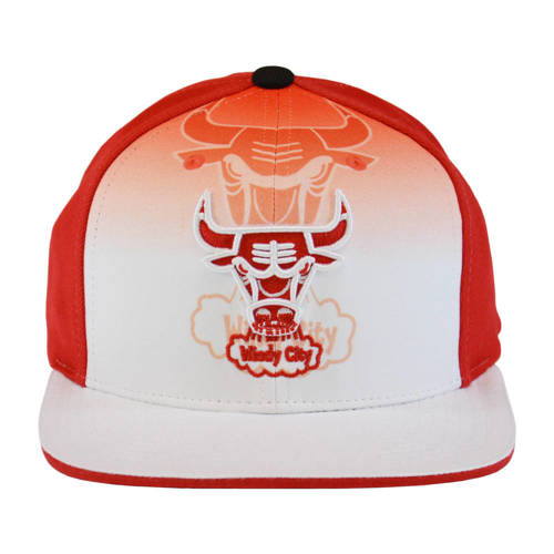 Mitchell & Ness Chicago Bulls White/Elephant Snapback