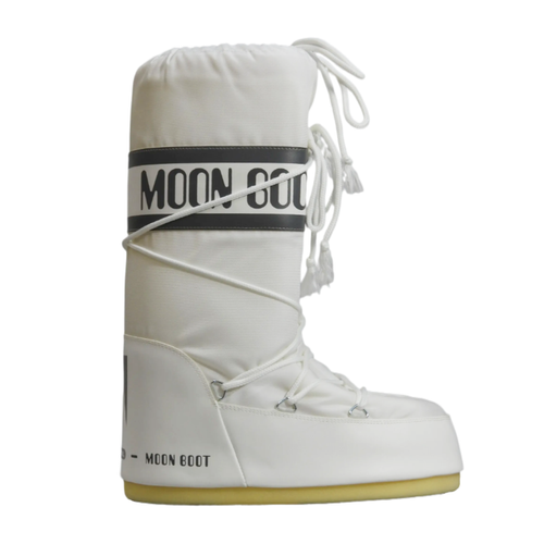 Moon Boot MB Icon Nylon White Boots - 80D1400440-A001