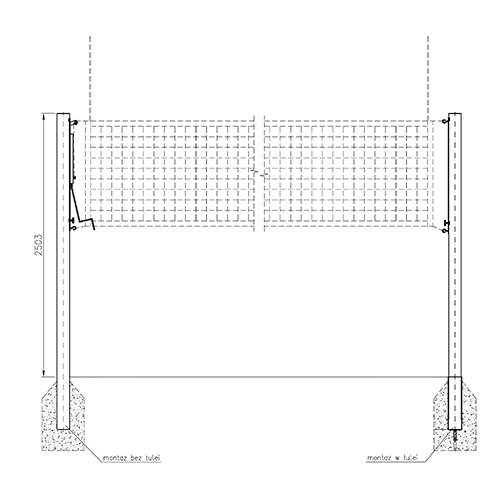 Multifunctional Volleyball Posts RomiSport - Sia000011