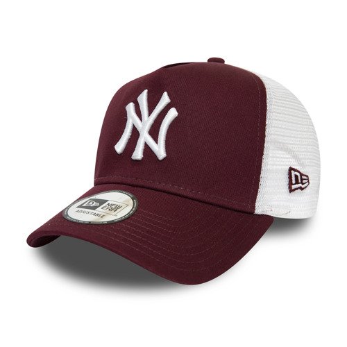 New Era NY Yankees Maroon White Logo A-Frame Trucker - 12285470