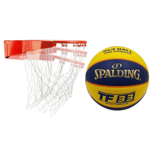 New Port Tilting basket - 16NT-ORA + Spalding TF-33 Ball