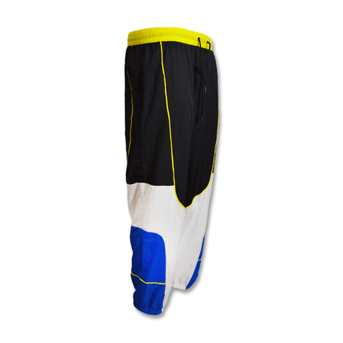 Nike Throwback Pants Black/White/Opti Yellow/Signal Blue - CV1914-013