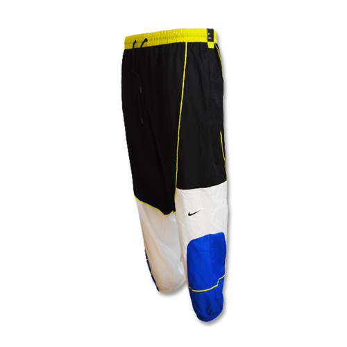 Nike Throwback Pants Black/White/Opti Yellow/Signal Blue - CV1914-013