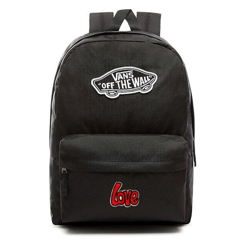 Plecak VANS Realm Backpack szkolny Custom Love - VN0A3UI6BLK 