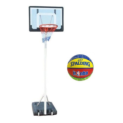Spartan Portable Basketball Stand 1158 + Spalding NBA Junior