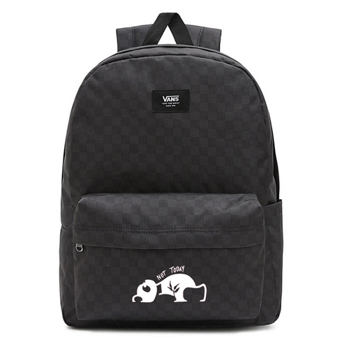 Vans Old Skool Check Backpack black VN0A5KHRBA51 + Custom Panda