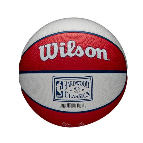 Wilson NBA Retro Los Angeles Lakers Mini Outdoor Basketball - WTB3200XBLAL