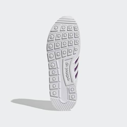 Women's Shoes Adidas Originals ZX 500 Cloud White/Shock Purple - G55663